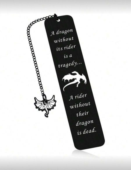 fourth wing themed bookmark 3