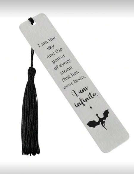 fourth wing themed bookmark 4